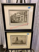2 Framed Artwork - Corn Exchange and Ramsgate