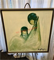 Signed and Numbered Painting by de Grazia (living