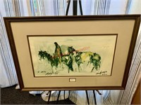 Signed and Framed Artwork “Alone” by de Grazia