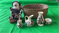 Herrera Cochiti Pueblo Pottery & Tenario Pieces
