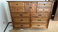 Solid Oak Thornwood 10 Drawer Dresser