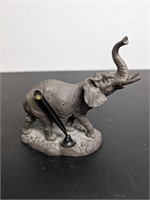 Elephant Pen Holder Cast Iron