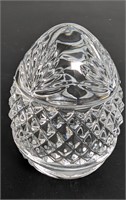 Cut Crystal Egg Paperweight