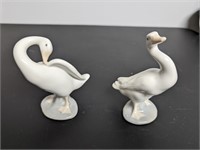 2 Pc. Lladro Duck Figurines