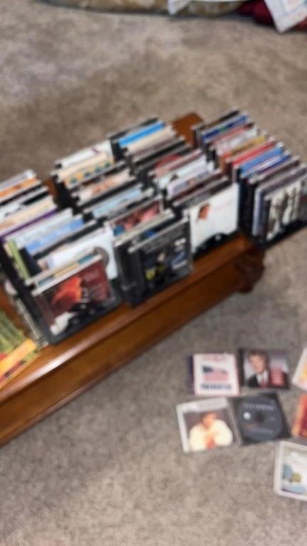 70+ music, CDs, and some movies. Including Rod