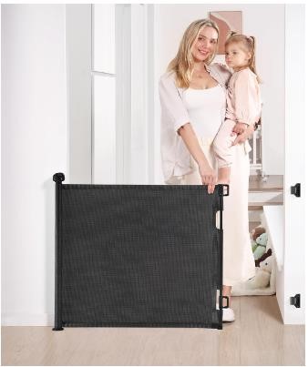 Retractable Baby Gate and Pet Gate 55" Tall. New