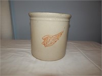 Red Wing Stoneware One Gallon Large Wing Crock
