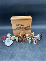 Ceramic Animals, S&P Shakers, KnickKnacks in a Box