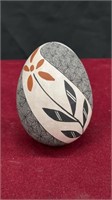 Vintage Hand-painted Acoma Egg New Mexico