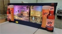 Miller Lite Beer Coast To Coast Lighted Sign
