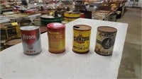 Motor Oil and Grease Cans