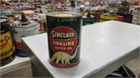 Sinclair 5 Quartz Motor Oil Can