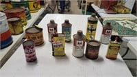 Assorted Oil and Other Tins