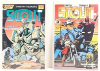 2 Eclipse Comics SCOUT #1 et #12 1985-1986 MINT