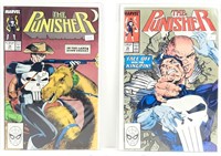 2 Marvel Comics THE PUNISHER #18 et #19 1989 MINT