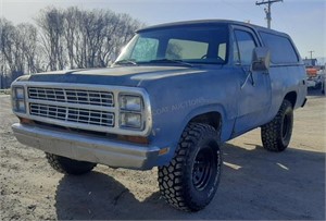 * 1978 Dodge Ram Charger Convertible