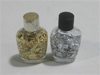 One Bottle Silver & One Bottle Gold Flakes