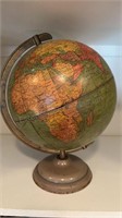 Vintage Globe 15” tall 12” wide