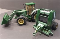 John Deere Toy Tractor & Baler