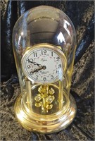 Elgin anniversary glass dome clock