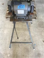 BENCH GRINDER ON STAND