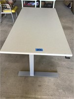 WORK TABLE.  SIT TO STAND. ADJUSTABLE. 3 X 6 FOOT
