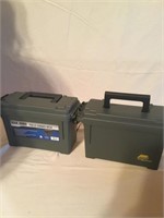 Two ammo boxes