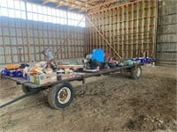 hay wagon, 8’ x 20’, some boards are soft