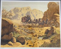 Mort Kunstler "Running Late", Signed & Numbered