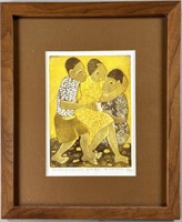 Z. Mbutha Print "Jealous Woman", Signed/Numbered