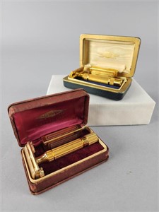 Collection of Vintage Gillette Razor Kits