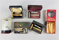 Varity Collection of Vintage Razors with Cases