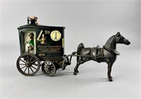 1974 Horse Drawn Jim Beam Whiskey Decanter