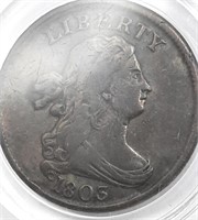1803 Half Cent VG+-Fine