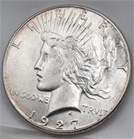 1927-S Peace Dollar