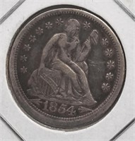 1854-O Seated Liberty Dime VF