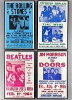 Reproduction Music Posters - Framed