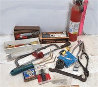 Fire Extinguiser, Socket Driver & Misc Tools