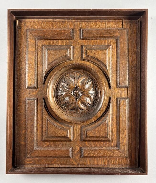 Antique Wooden Architectural Salvage with Motif