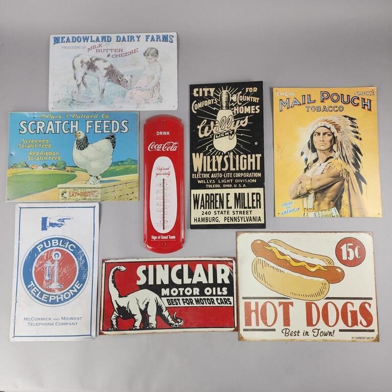 Collection of Reproduction Signage