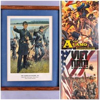 Alamo Poster, Vietnam Poster & Soldier Print