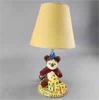 Vintage Painted Bear Lamp