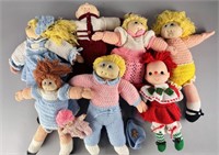 Large Crocheted Doll Collection