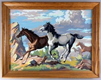 Horse Painting Framed