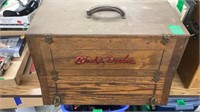 Black & Decker wooden carpenters box