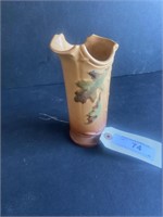 WELLER ART POTTERY OAK LEAF VASE