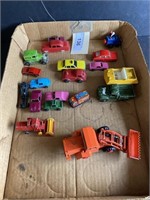 HATRA TOY FRONT LOADER, TOOTSIE TOY CARS,