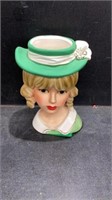 Relpo Head Vase K1837 Pugtails Hat, Teen