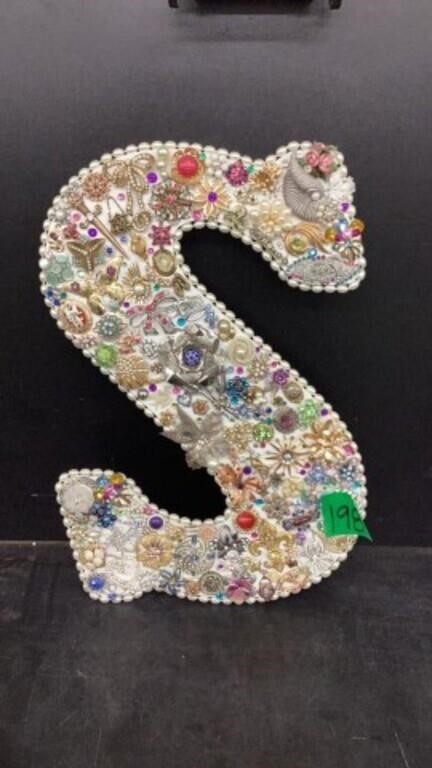 Letter S With Jewelry