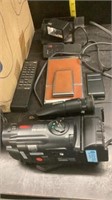 Nicon video camera recorder, charger, battery,